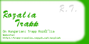 rozalia trapp business card